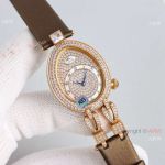 Ice Breguet Reine De Naples Ladies Rose Gold Watches AAA Swiss Copy